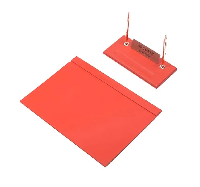MOOG Leather Desk Set - Green- 2 PCS