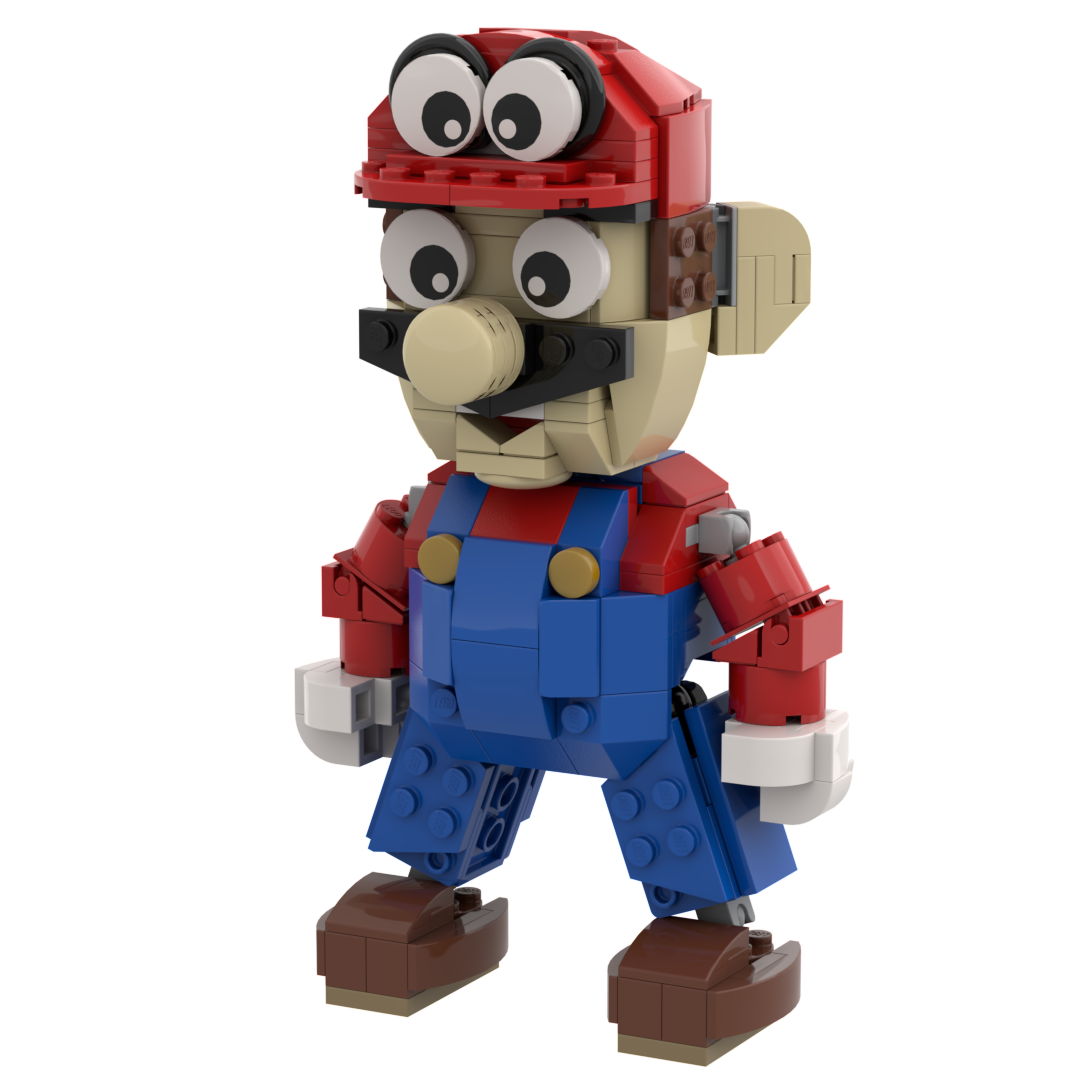 Red Power Plumber MOC made using LEGO parts