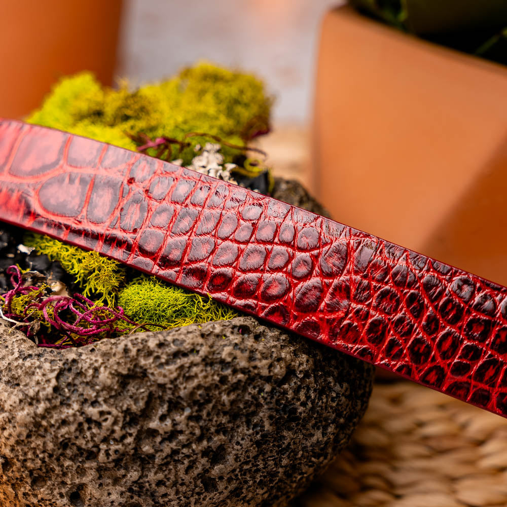 Emilio Belt Antique Red
