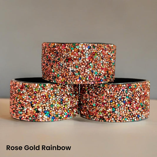 Rose Gold Rainbow Druzy BLING Tumbler Boot -fits 40oz New!
