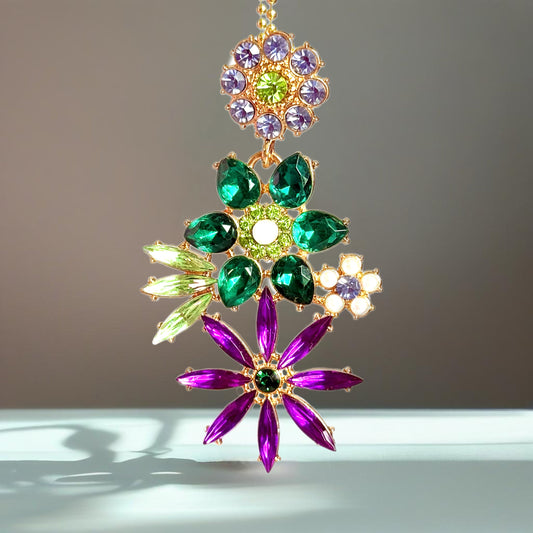 Mardi Gras Bling Charm - Tumbler Handle Charm