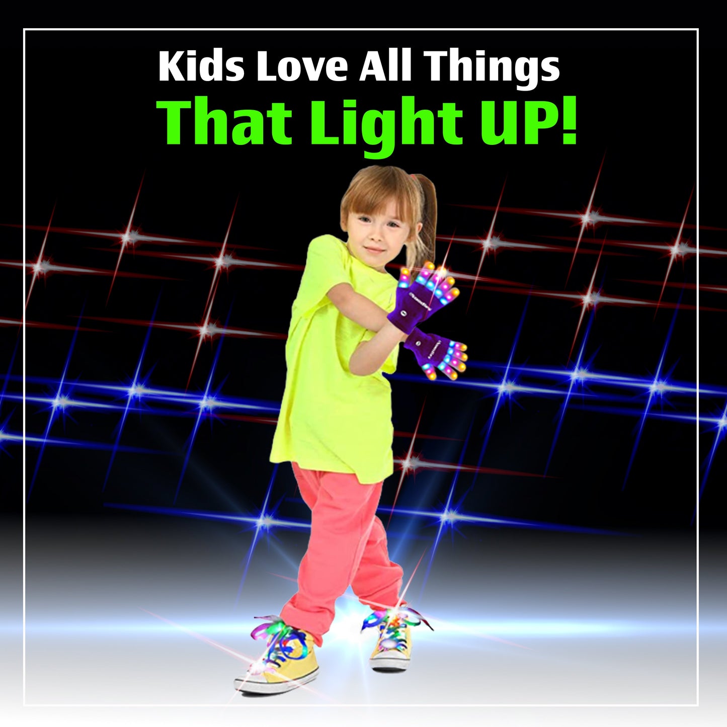 |4 Pairs| 5 Color Flashing LED Light Up Shoe Laces Glow in the Dark White Tie Shoelaces for Sneakers, Skates, 45 inch
