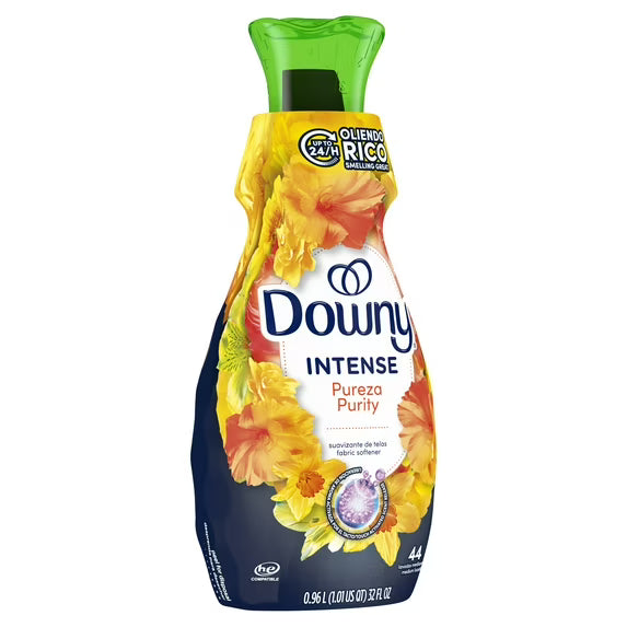 Downy Intense Liquid Fabric Softener and Conditioner, Purity Scent, 32 fl oz, 44 Loads