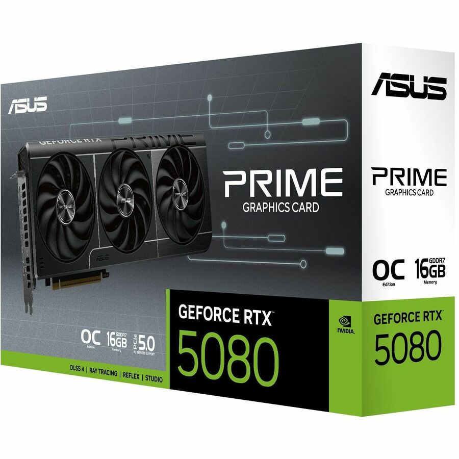 ASUS Prime GeForce RTX 5080 OC 16GB GDDR7 Graphics Card