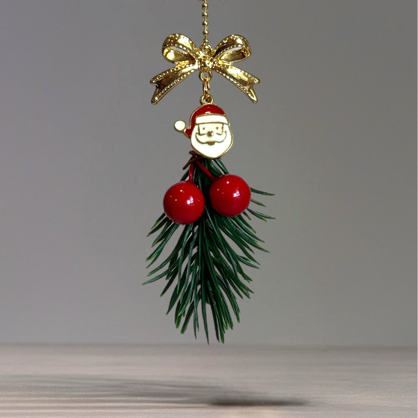 Christmas Holly Charm - Tumbler Handle Charm