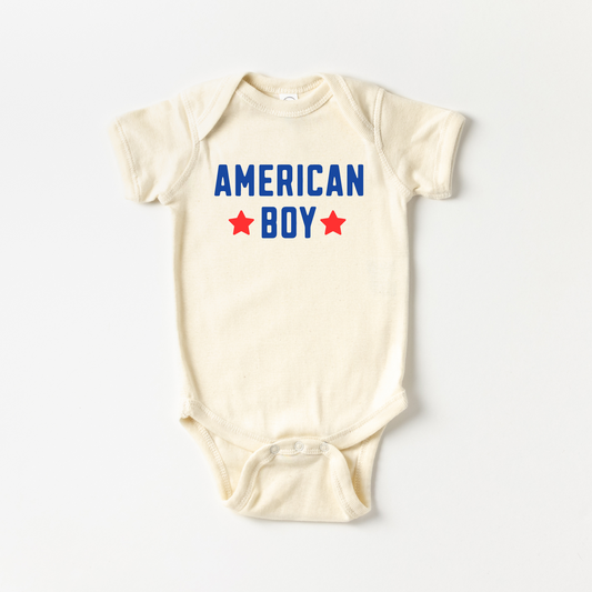 American Boy Infant Onesie