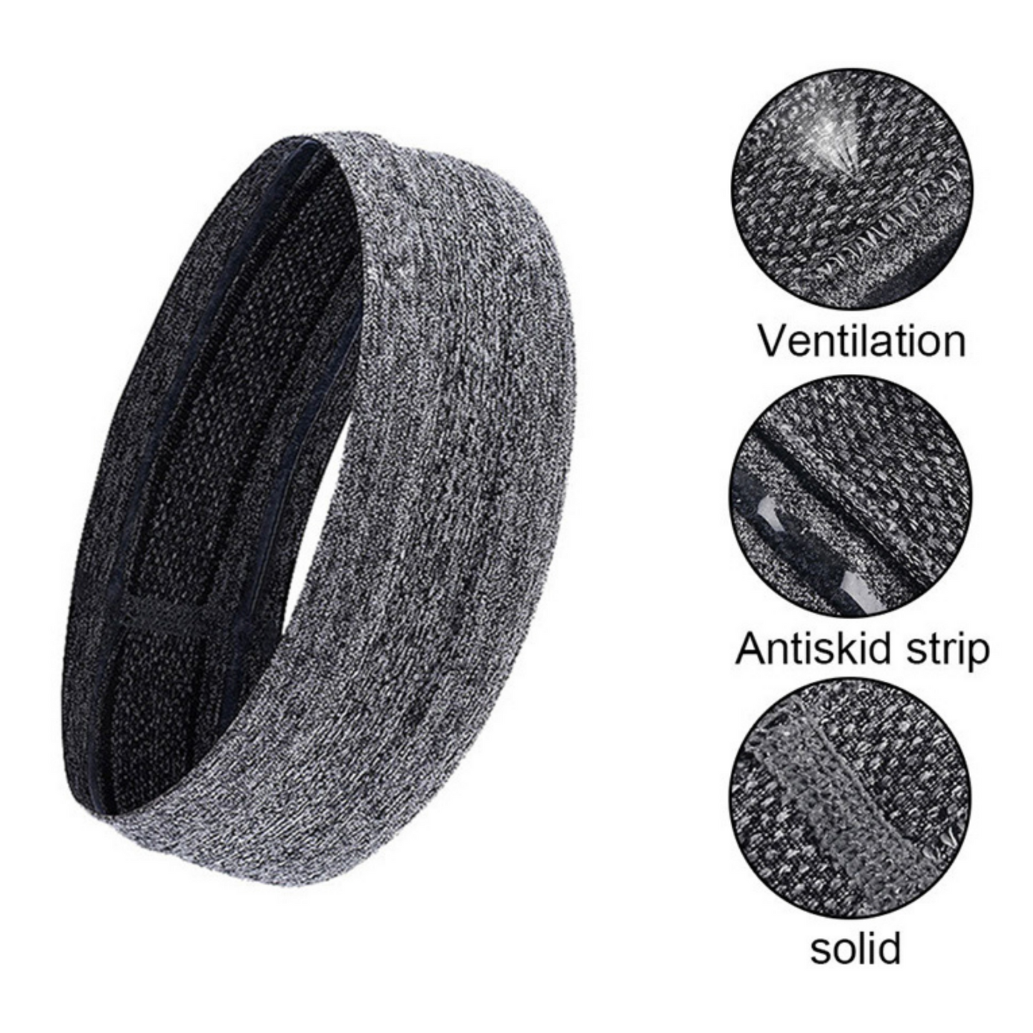 JupiterGear Sport and Fitness Sweat Wicking Fitness Headband  for Yoga, Running and Exercise