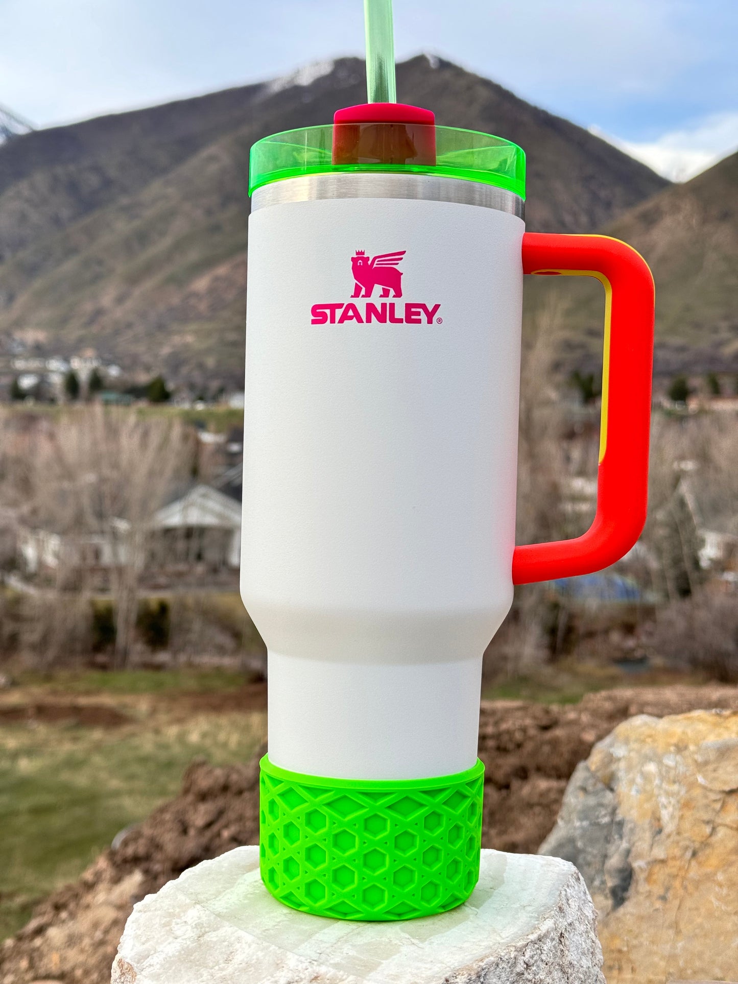 LIME WAFFLE Tumbler Boot