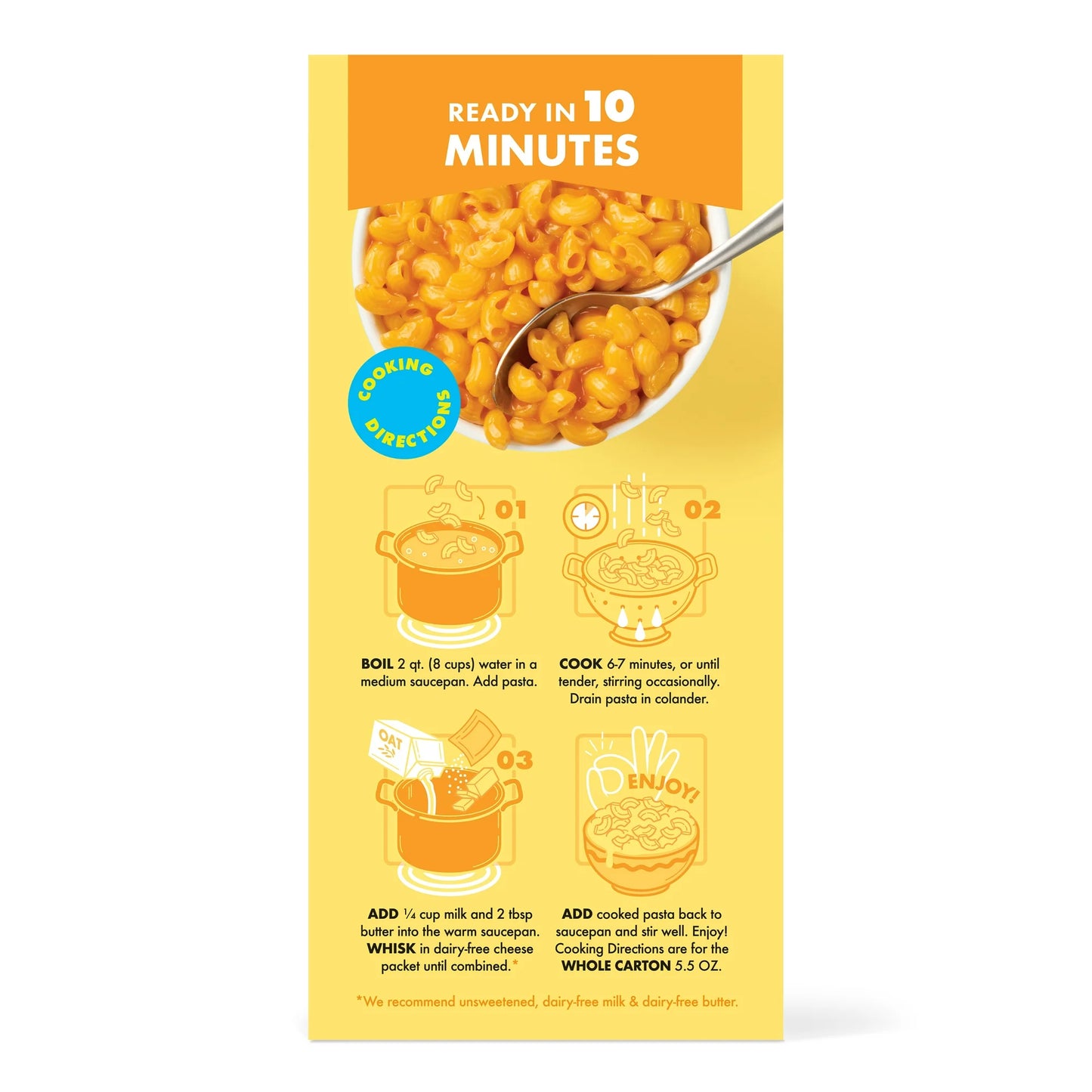 Daiya Dairy Free Gluten Free Cheddar Mac & Cheese, Vegan, 5.5 oz (Shelf Stable)
