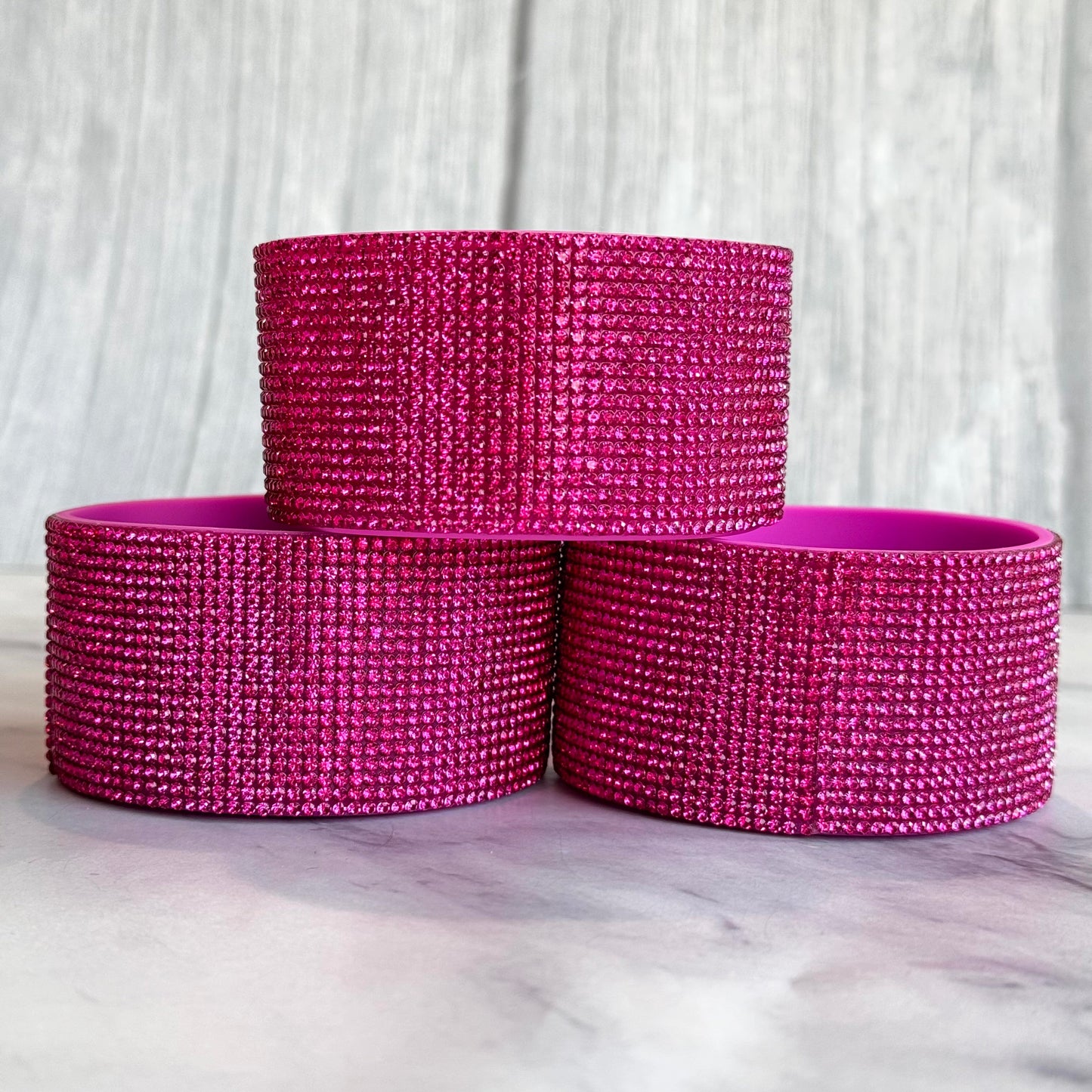 Fuschia BLING Tumbler Boot -fits 40oz