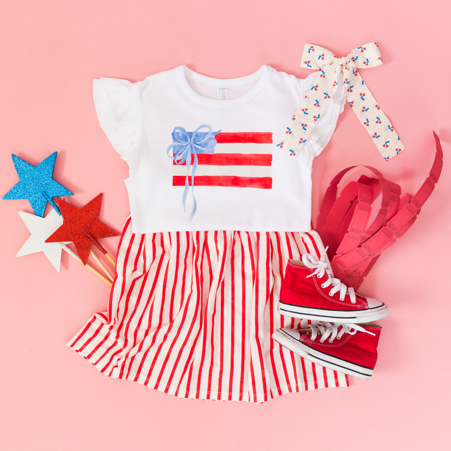 American Flag Flutter Sleeve