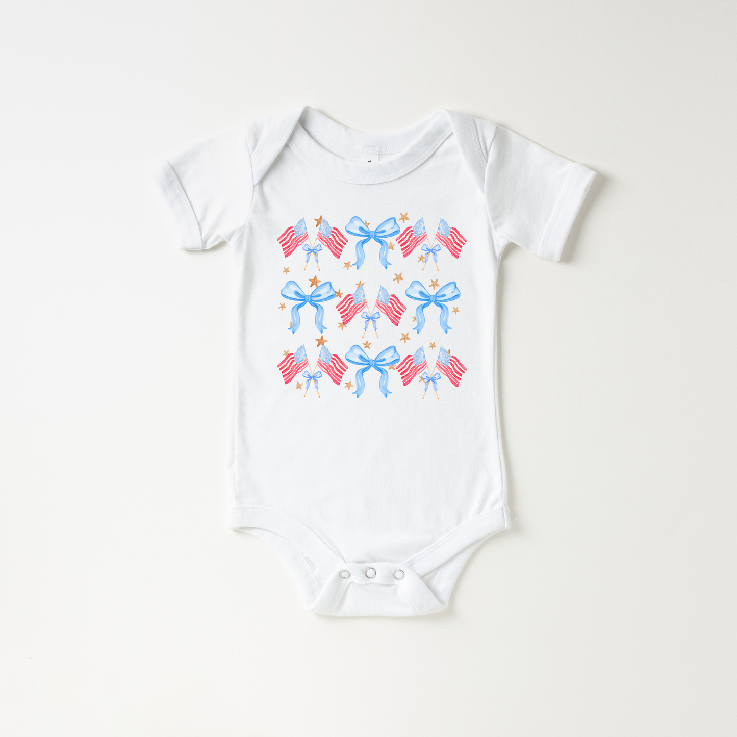 American Flag and Bows