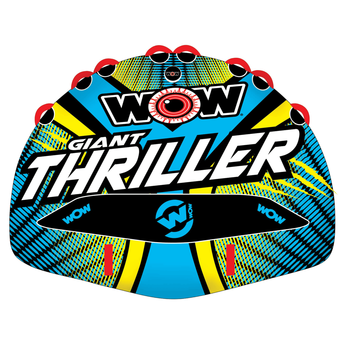 WOW Watersports Giant Thriller 1 to 4 Person Inflatable Towable Deck Tube