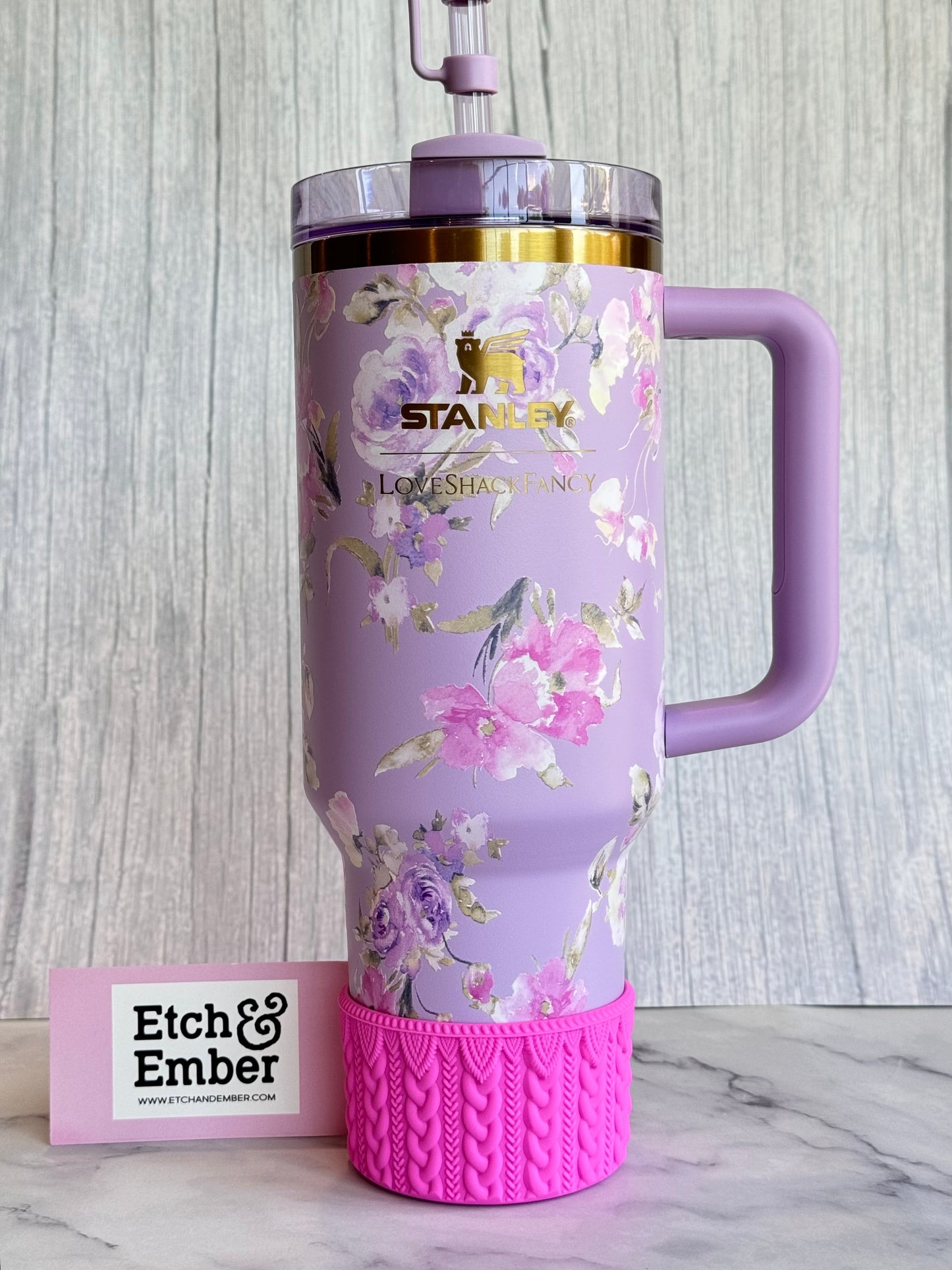 WINTER PINK MACRAME Tumbler Boot