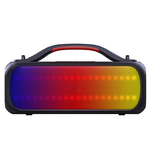Supersonic Portable Water-Resistant Bluetooth Speaker with Hands-Free Mic (IQ-3535RGB)