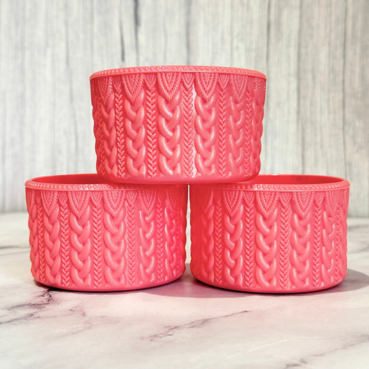 Winterberry Shimmer MACRAME Tumbler Boot