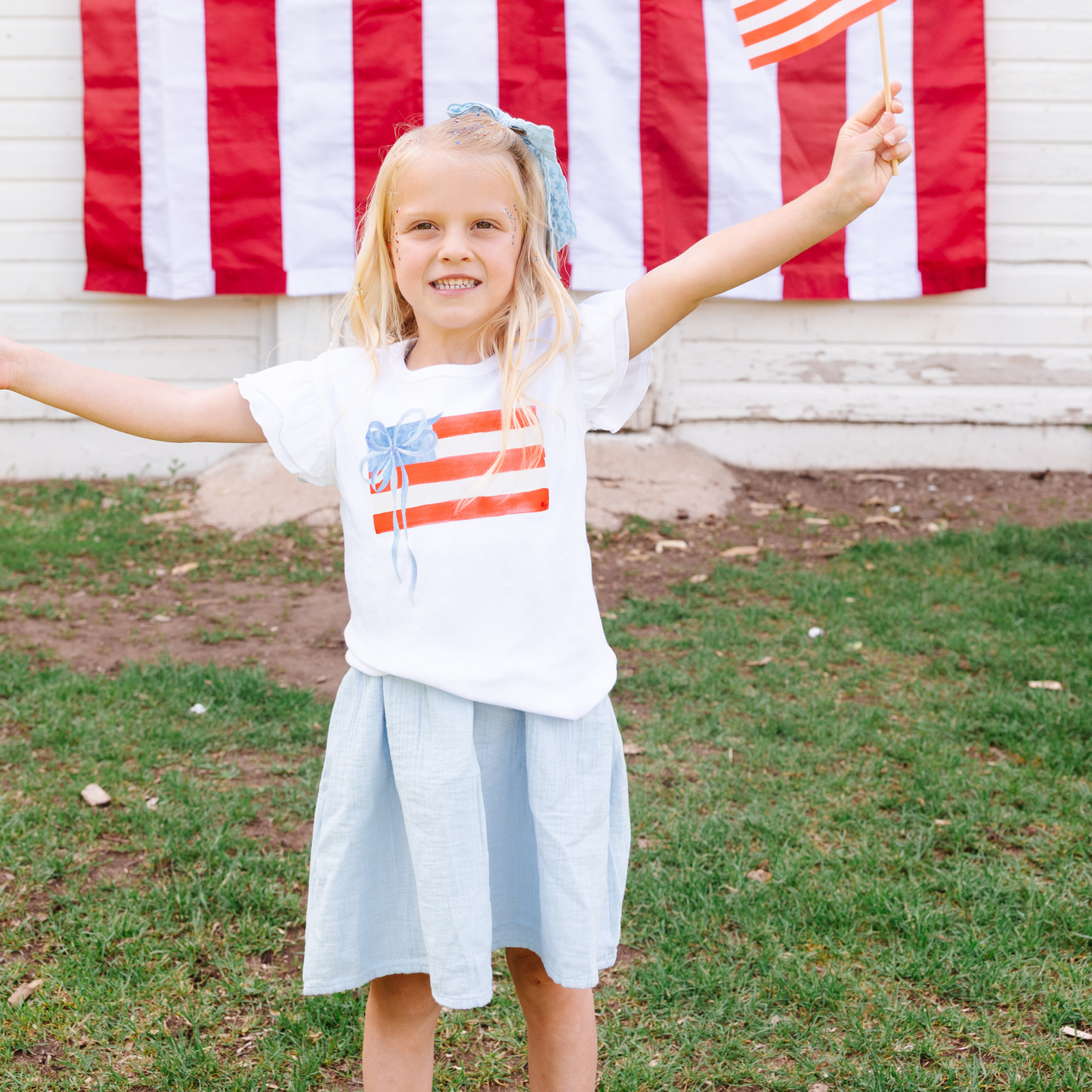 American Flag Flutter Sleeve