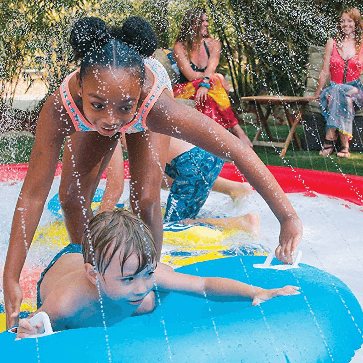 WOW Waterports Super Splash Pad 12' with Adjustable Sprinkler and Wading Pool