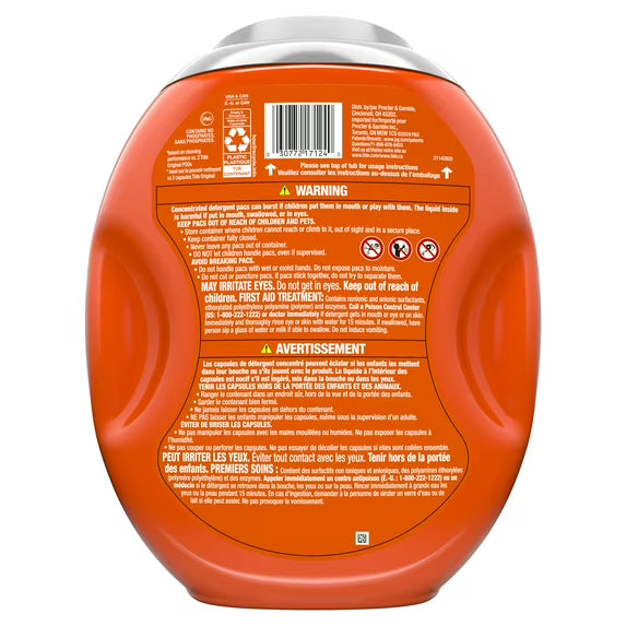 Tide PODS Laundry Detergent Pacs, Oxi Boost Power PODS with Stain Remover and Oxi Power, 45 count