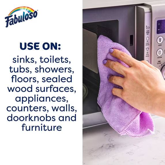 Fabuloso 2X Multi-Purpose Cleaner, No Rinse Floor Cleaner, Lavender Scent, 169 fl oz