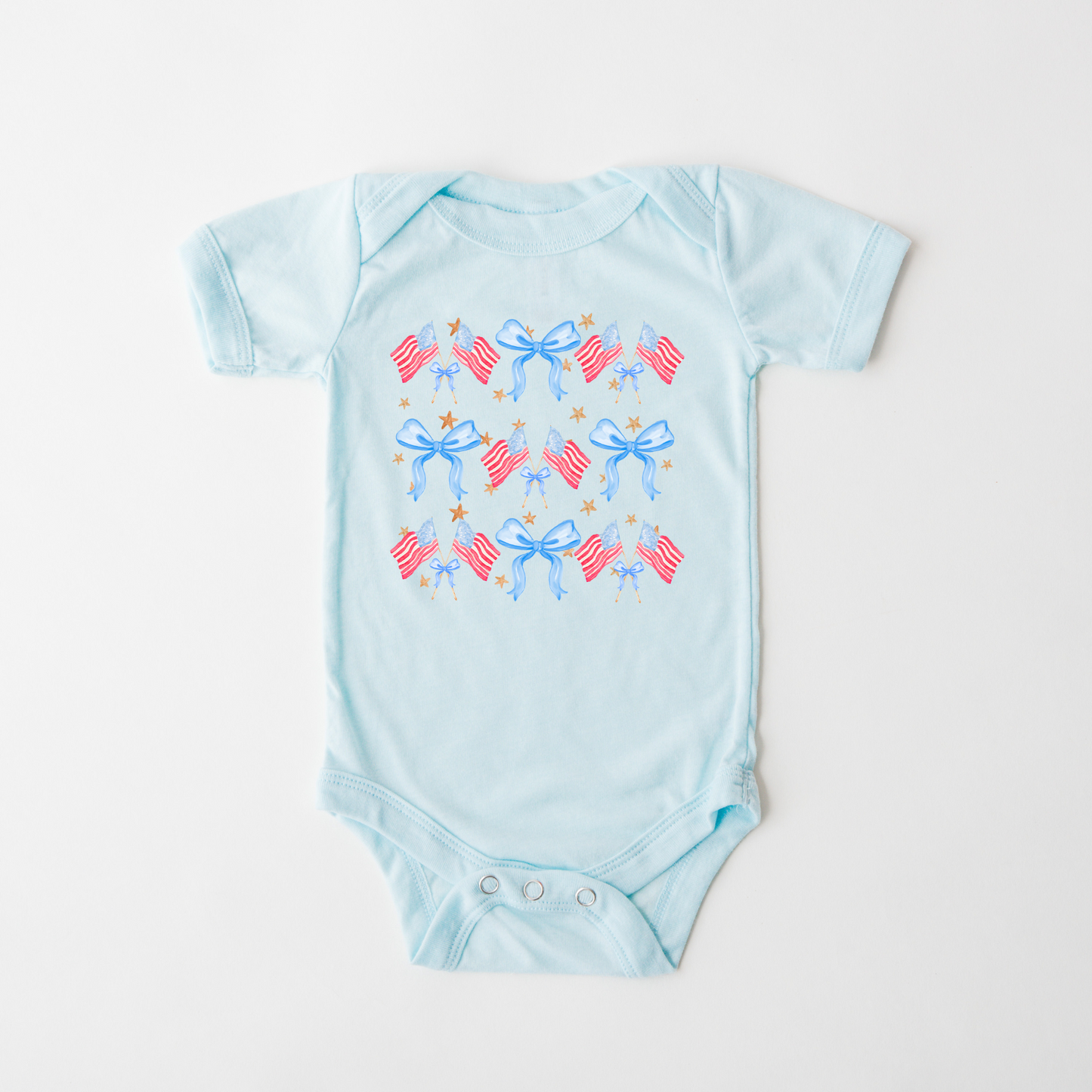 American Flag and Bows