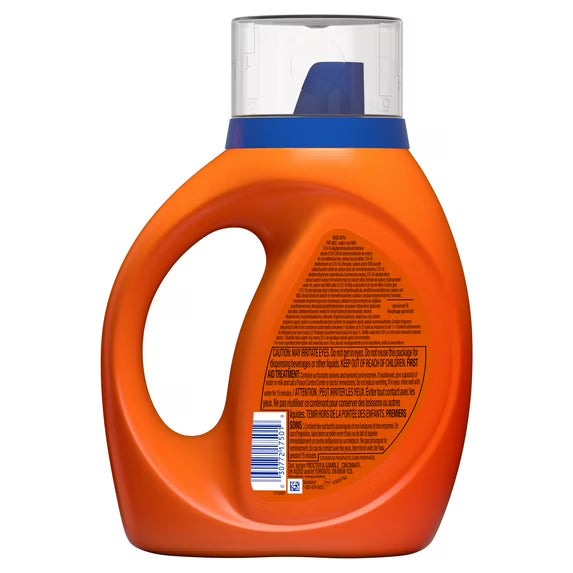 Tide Laundry Detergent Liquid with Ultra Oxi Boost, Advanced Stain Remover, 30 fl oz, 21 Loads