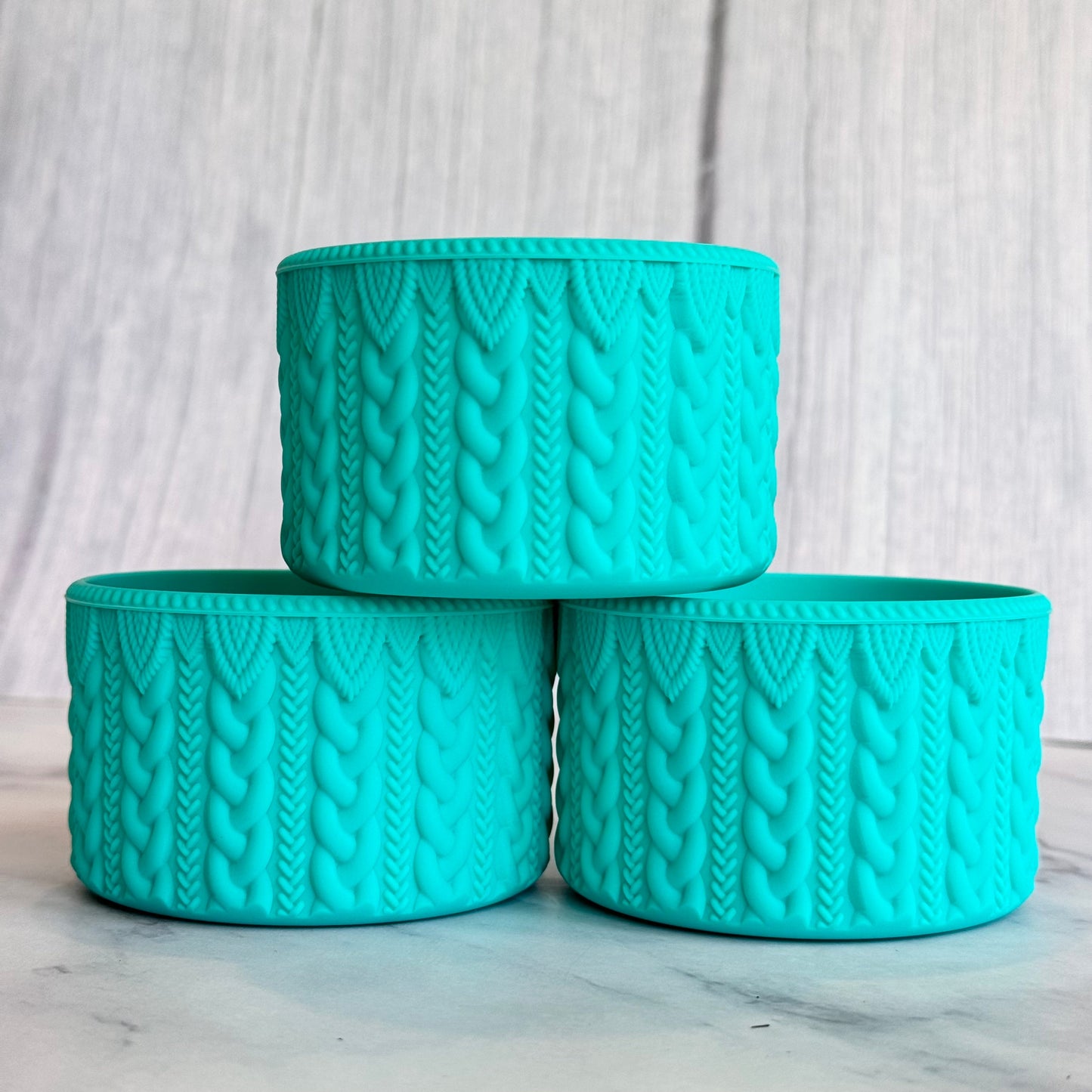 TIFFANY BLUE MACRAME Tumbler Boot