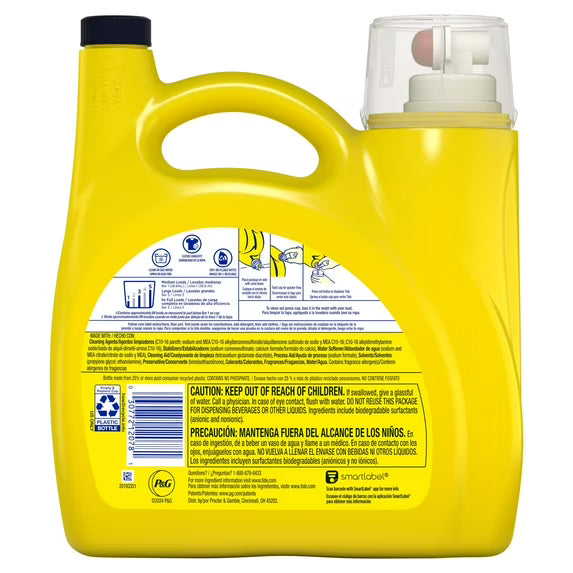 Tide Simply Laundry Detergent Liquid All-In-One, Refreshing Breeze Scent, 117 fl oz, 89 Loads