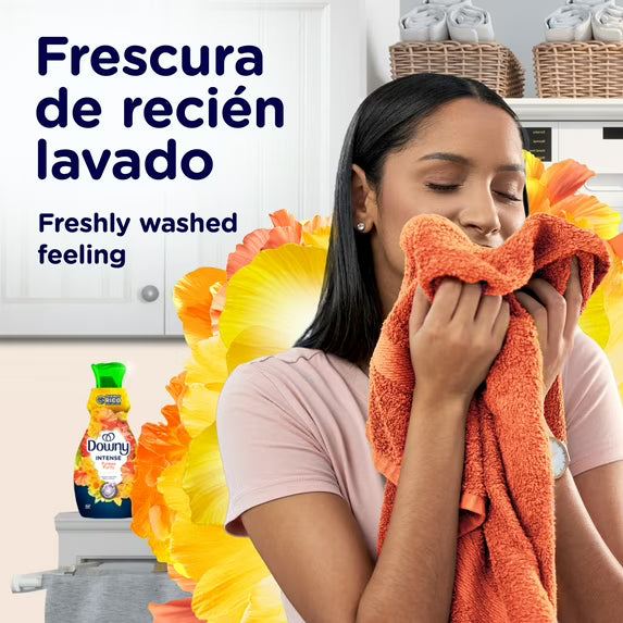 Downy Intense Liquid Fabric Softener and Conditioner, Purity Scent, 32 fl oz, 44 Loads