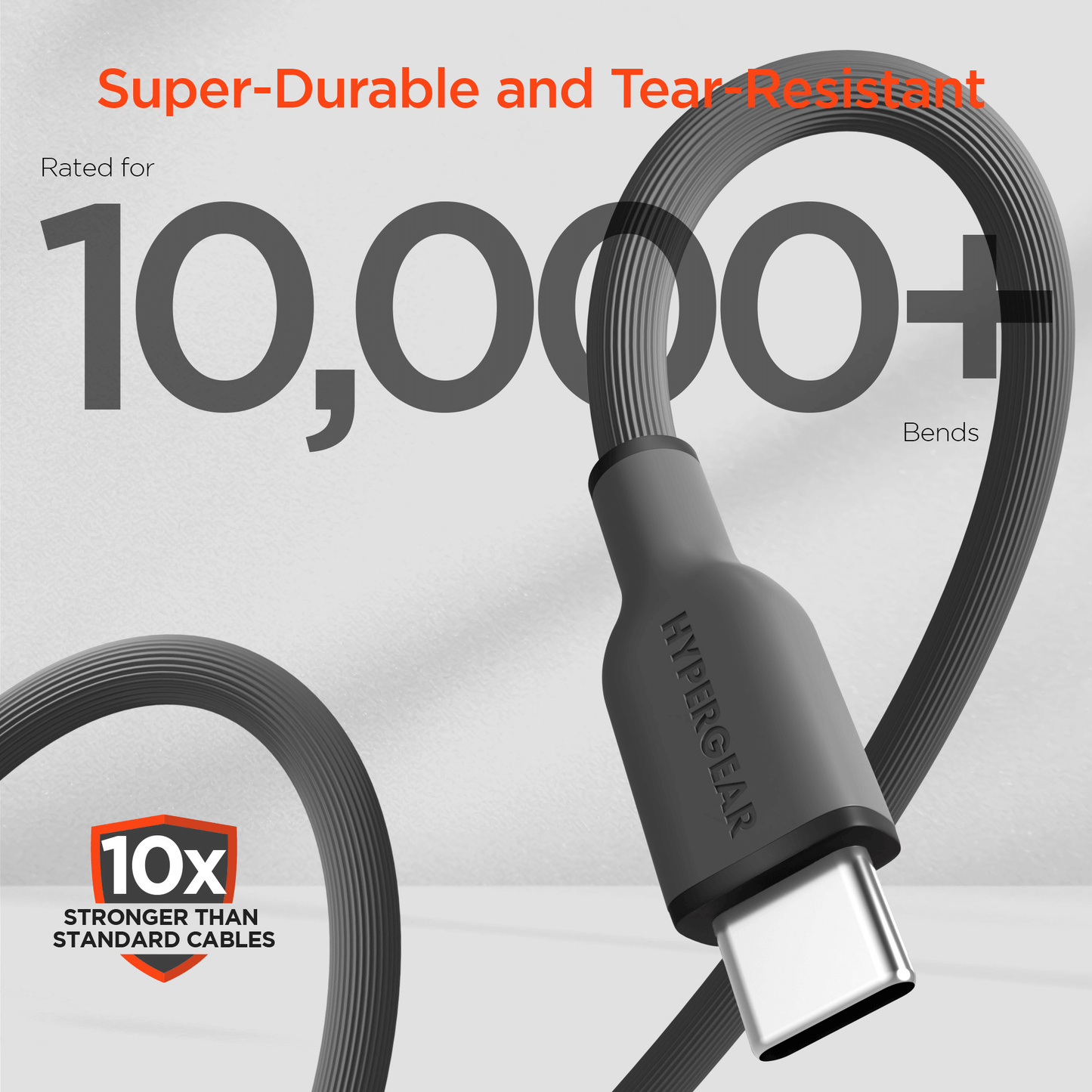 HyperGear Flexi PRO USB-C to USB-C Cable 4ft