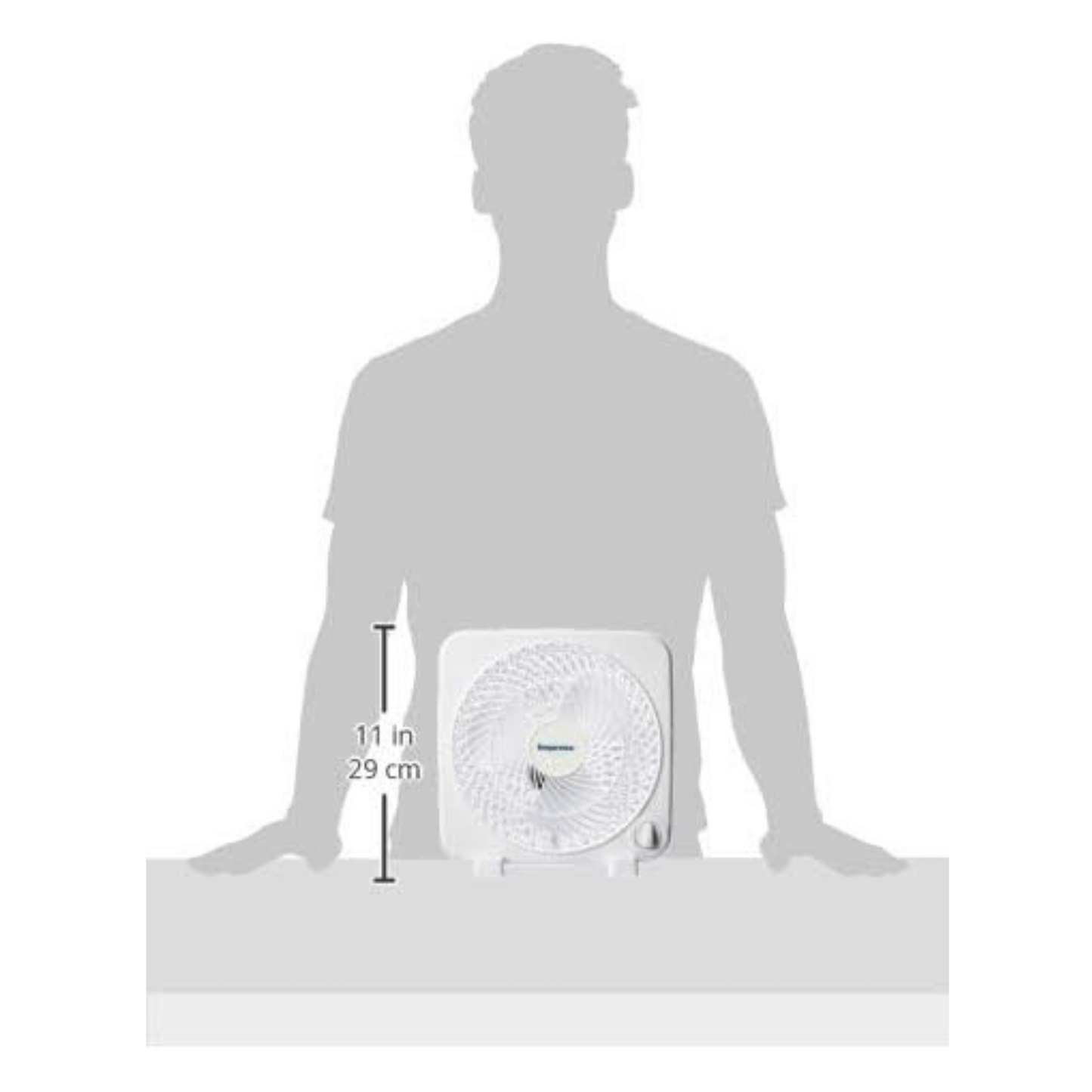 Impress 9-Inch 3-Speed Box Fan