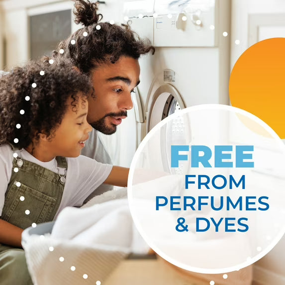 ARM & HAMMER Power Sheets Laundry Detergent, Fragrance Free, 60 Count, Up to 120 Small Loads