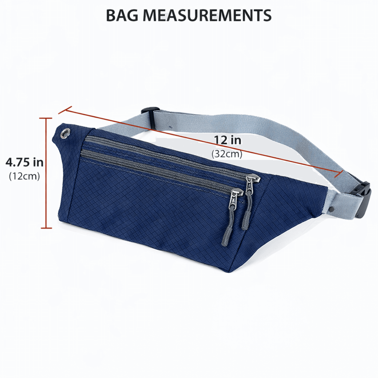 XGear Fitness Waterproof Fanny Pack for Running and Travel