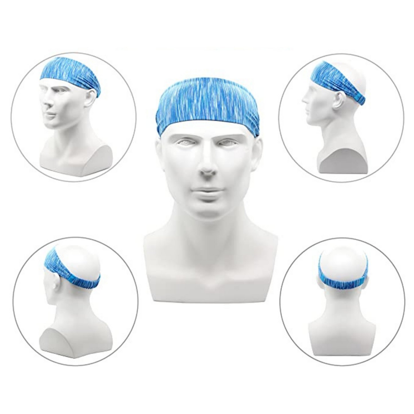 JupiterGear Extra-Wide Sport and Fitness Sweat Wicking Fitness Headband