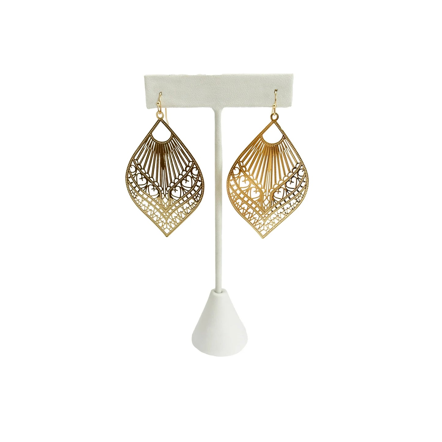 Time and Tru Women's Filagree Metal Boho Fishhook Basic Fashion Earrings