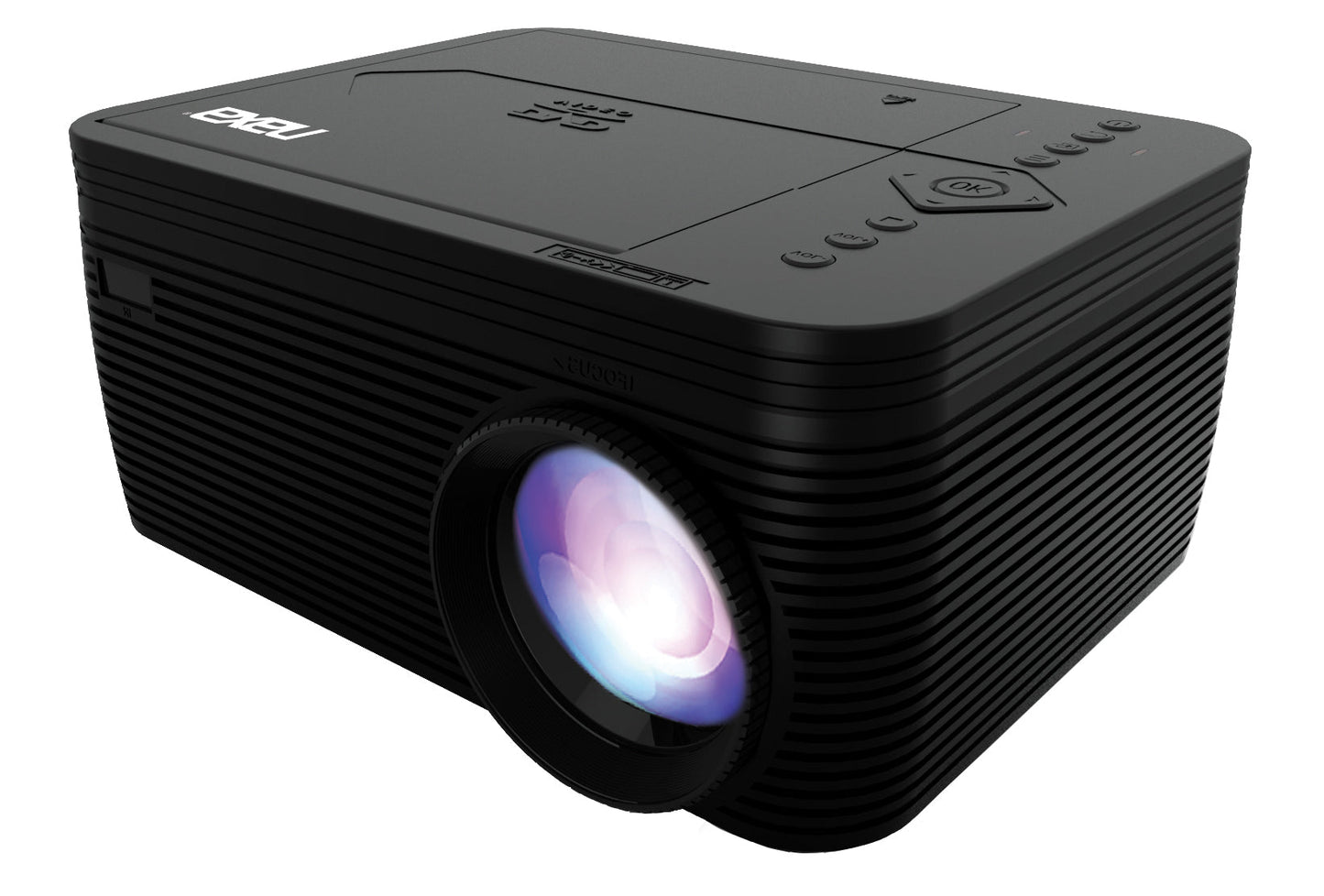 Naxa 150" Home Theater LCD Projector & Carrying Case Combo with Built-In DVD Player (NVP-2502C)