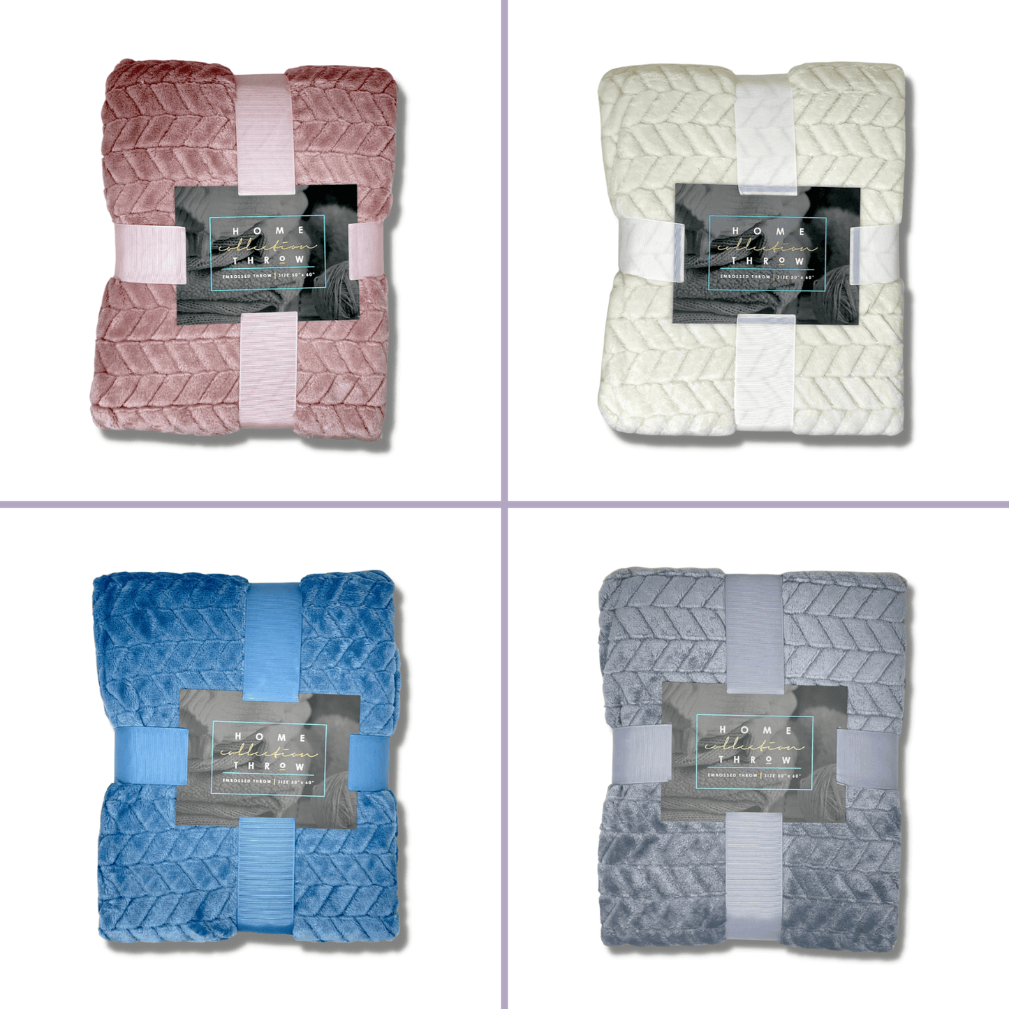 JupiterGear Home Collection Embossed Throw