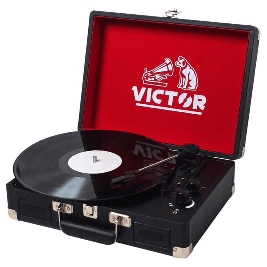 Victor Metro Dual BT Suitcase Turntable Black - Refurbished