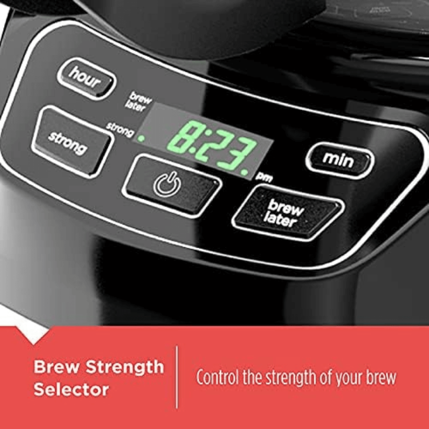 Black & Decker 12-Cup Vortex Digital Programmable Coffeemaker - REFURBISHED