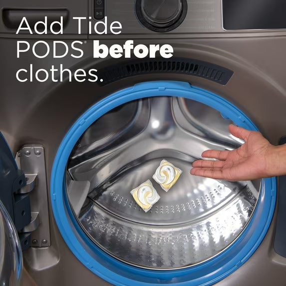 Tide PODS Laundry Detergent Soap Pacs, Free and Gentle, Hypoallergenic, Unscented, 102 Count