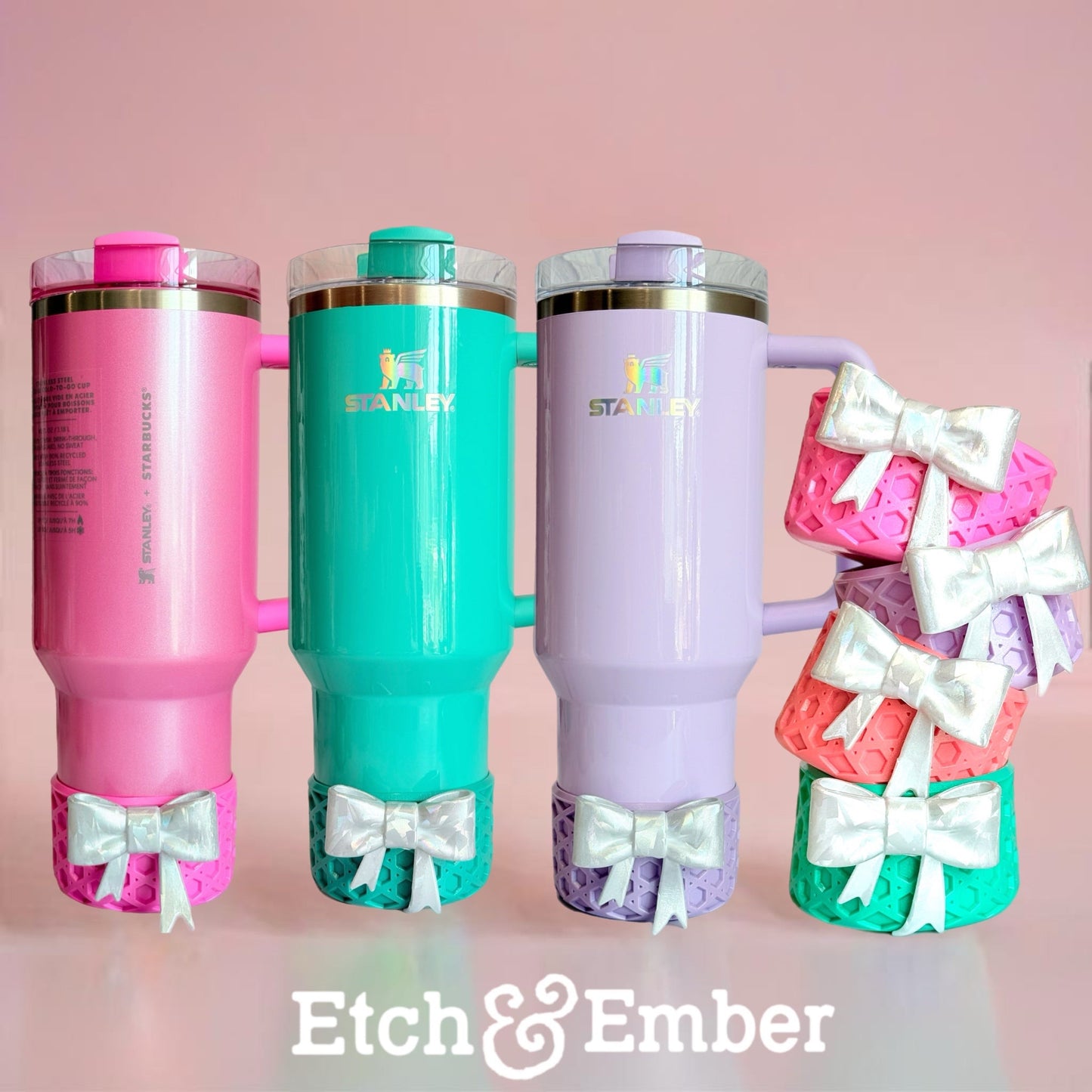Pucker Peach Coquette WAFFLE Tumbler Boot
