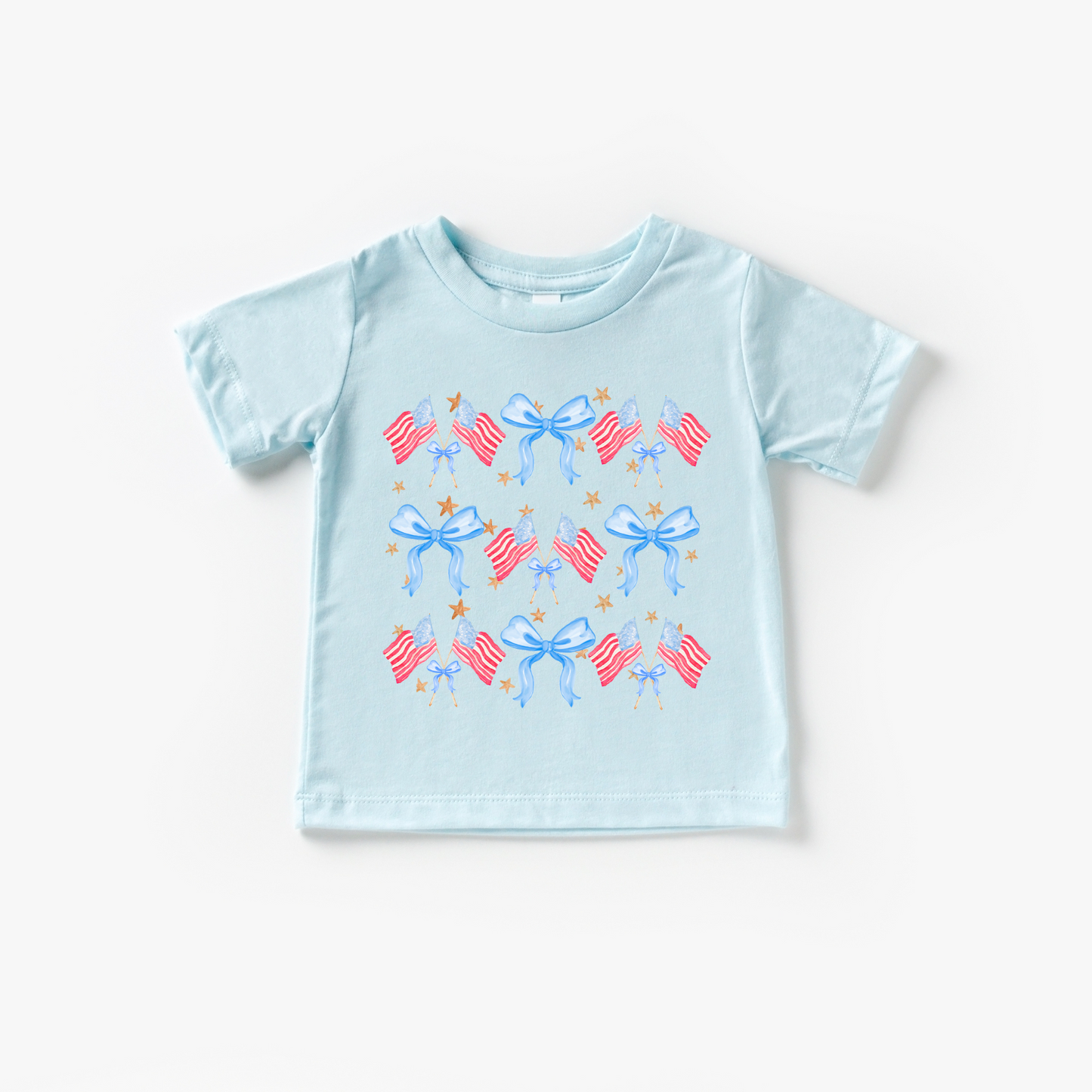 American Flag and Bows