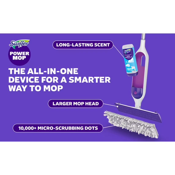 Swiffer PowerMop Multi-Surface Mopping Pad Refills, 11 count