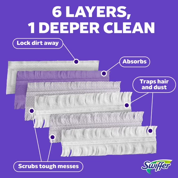 Swiffer PowerMop Multi-Surface Mopping Pad Refills, 11 count