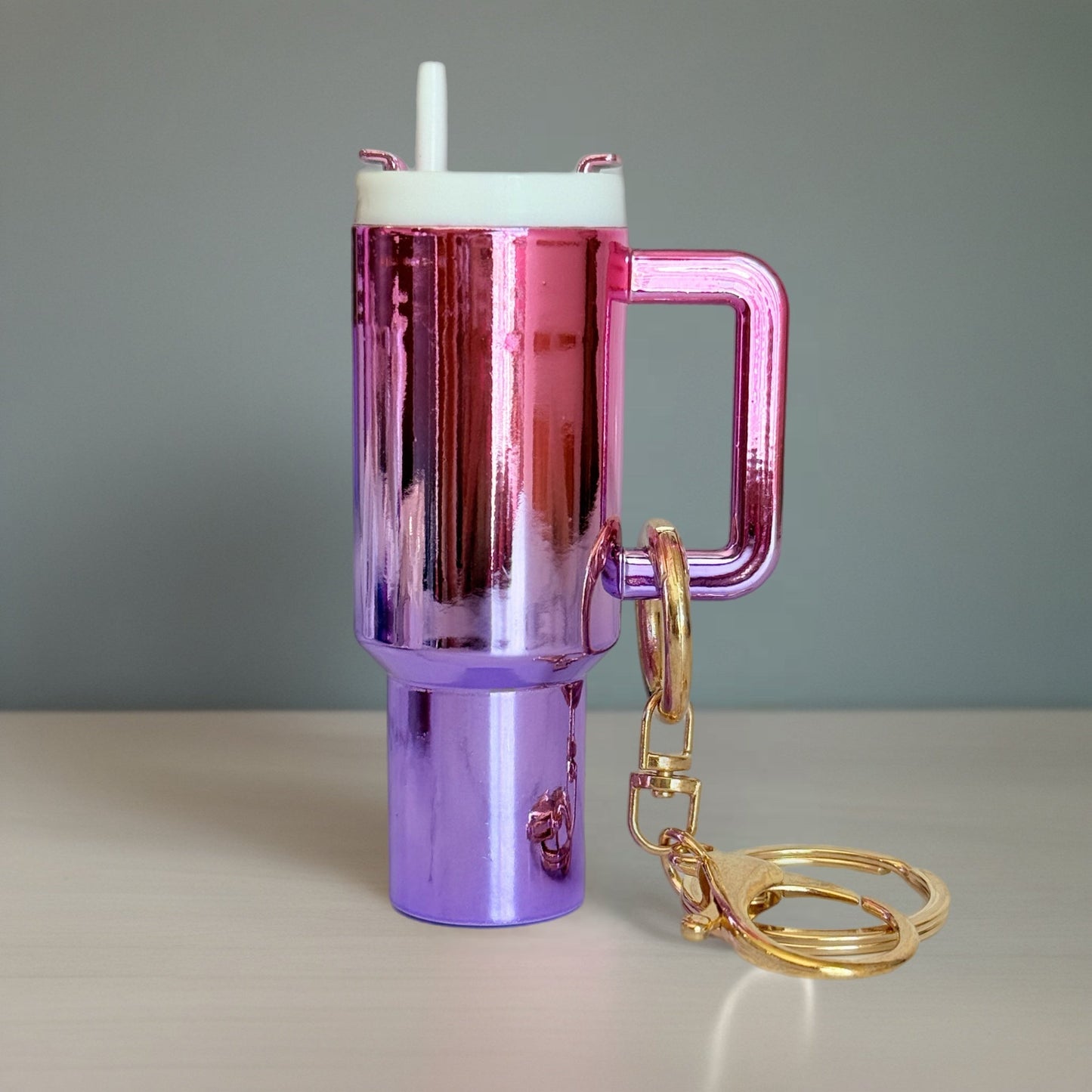 Mini Tumbler Keychain Charm