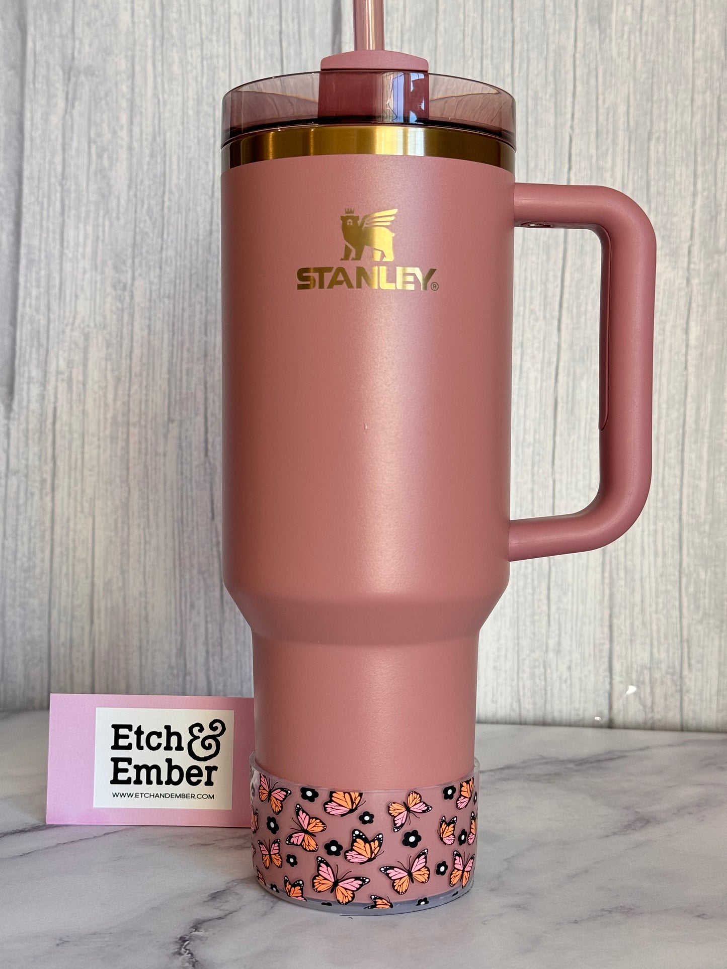 CLEAR BUTTERFLIES Fall Tumbler Boot