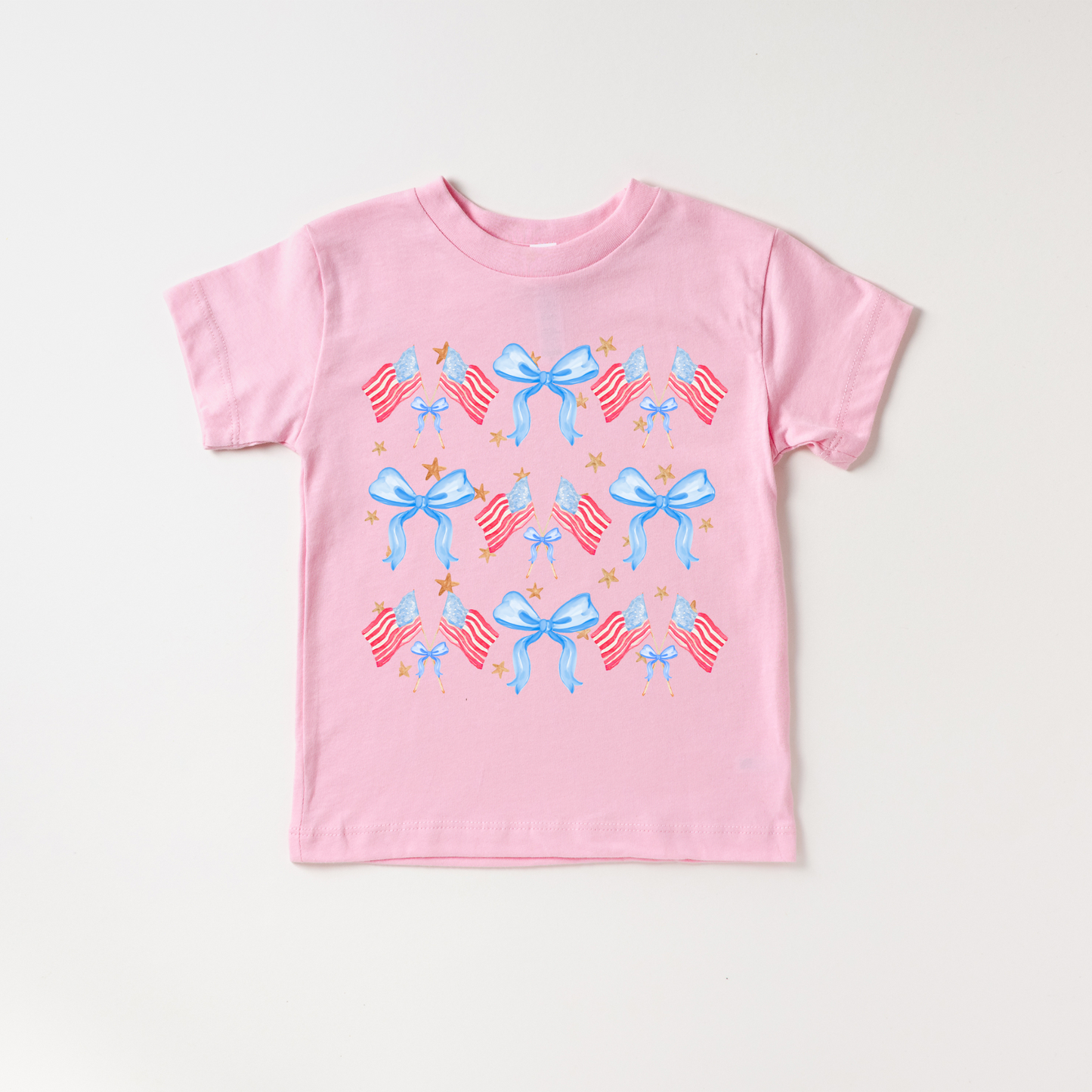 American Flag and Bows