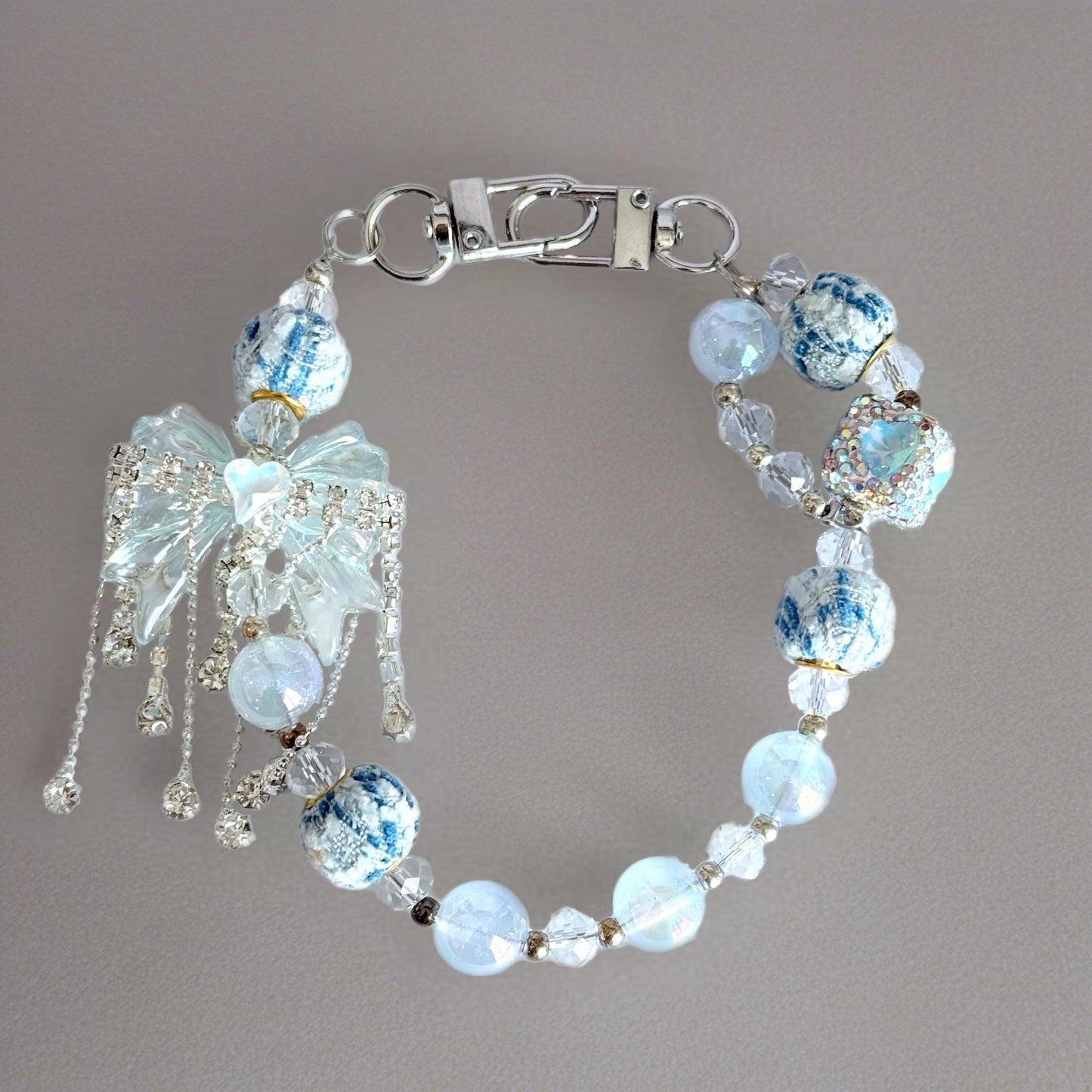 Winter Ice Deluxe Tumbler Charm Necklace