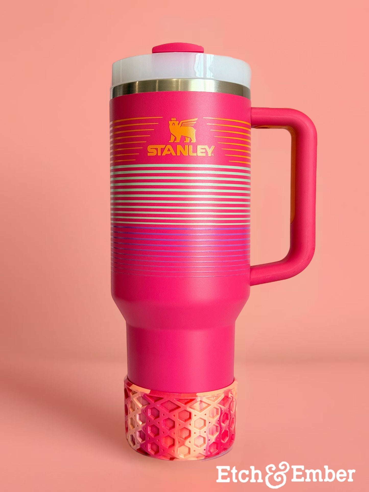 Hot Coral Remix WAFFLE Tumbler Boot