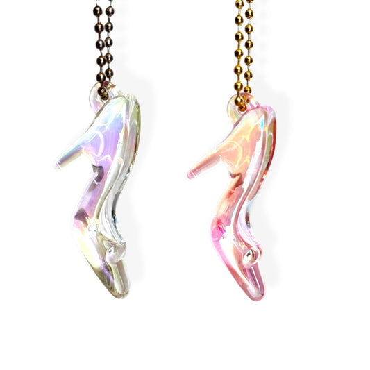 Glass Slipper Charms - Tumbler Handle Charm